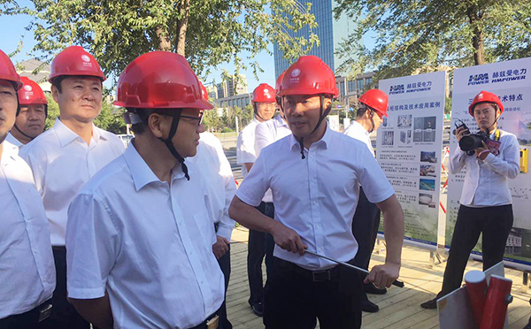 國網(wǎng)領導一行到赫茲曼項目現(xiàn)場考察