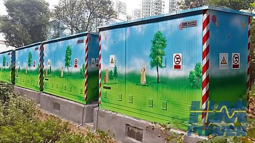 手繪景觀式環網箱